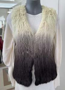 Jackets Jerseys Coats Preloved: Ombré Rabbit Fur Vest