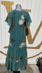 Cristina Beautiful Life Peonia Petrol Dress