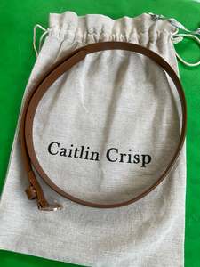 Caitlin Crisp Narrow Tan Belt