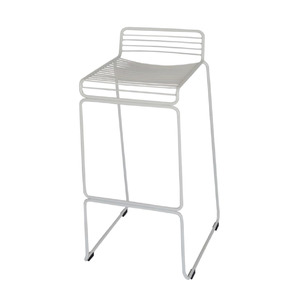 White Wire Stool - Loula – Wedding & Event Hire