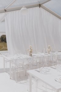 White Dining Table - Loula – Wedding & Event Hire