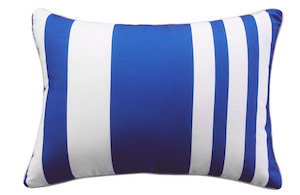 Decor: Decor Cushion – River Strip Blue