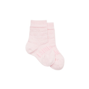 Accessories: Dahlia Crew Socks  0 - 3 MONTHS