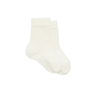 Accessories: Pearl Crew Socks