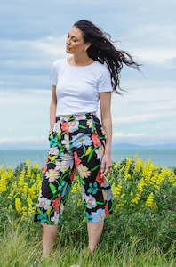 Paloma Pant - Black Floral