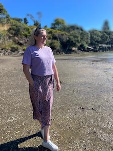 Cali Skirt - Lavendar Floral