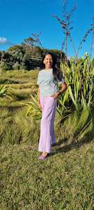 Pants: Perfect Linen Pant - Lavender