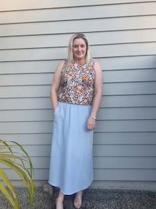 Jenny Top - Orange Floral