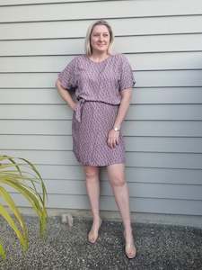 Evelyn Dress - Lavendar Floral