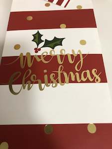 Christmas: Bottle Bag Merry Christmas