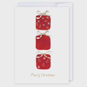 Cards + Wrap: ICandy - Merry Christmas Red Gifts