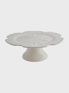 Bordallo: Bordallo Pinheiro - Cabbage Cake Stand Cream