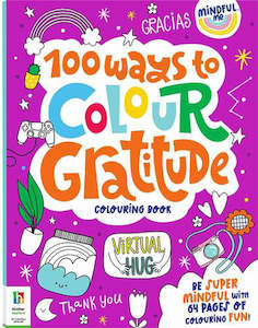 Hinkler: 100 Ways to Colour Gratitude Colouring Book