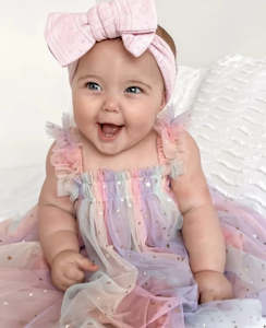 Love Sunshine: Love & Sunshine Tutu Dress - Pink Rainbow