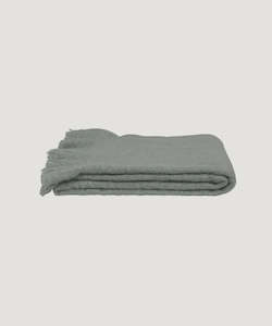 Homewares: Throw Tassel Seafoam