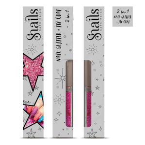 Baby Accessories: Nail Glitter 2-in-1 Pink