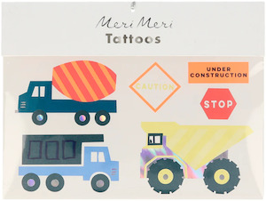 Baby Accessories: Meri Meri - Construction Tattoo