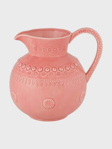 Serveware: Bordallo Pinheiro - Fantasy Pink Pitcher Jug