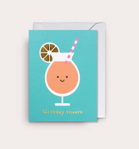 Lagom Design: Birthday Cheers Mini Card