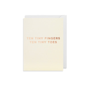 Lagom Design: Ten Tiny Fingers Mini Card