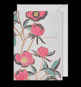 Lagom Design: Floral Thank You Card