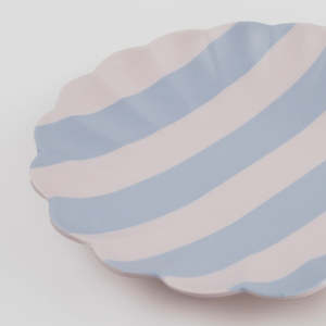 Meri Meri: Stripy Reusable Bamboo Plate - Small