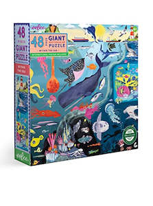 eeBoo 48pc Giant Puzzle Within the Sea