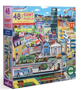 Games Puzzles: eeBoo Giant Puzzle Within the City