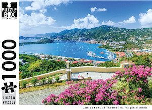 Games Puzzles: Premium Cut 1000pc Puzzle: St Thomas US Virgin Island