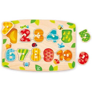 Games Puzzles: Hape Number Peg Puzzle