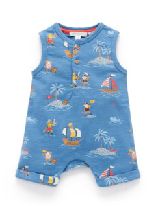 Pure Baby: Pirate Print - Ahoy Onesie