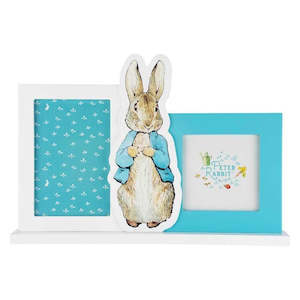 Childrens Interiors: Beatrix Potter Peter Rabbit Double Picture Frame