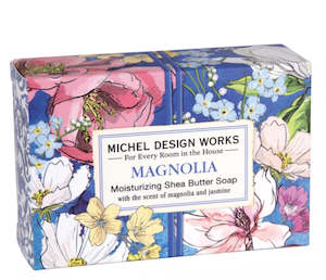 Beauty 1: Michel Design Works Magnolia Soap (Boxed -  Blue)