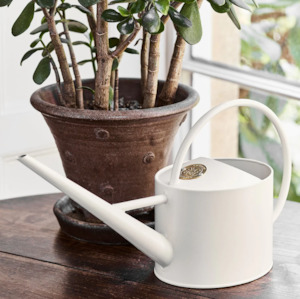 Garden: Burgon & Ball - Indoor Watering Can - Buttermilk