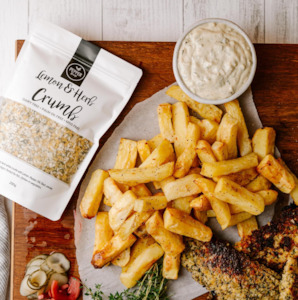 Kitchen: Pepper & Me Gluten Free Lemon and Herb Crumb