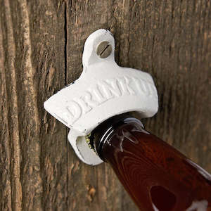 Kitchen: Drink Up Wall Mounted Bottle Opener