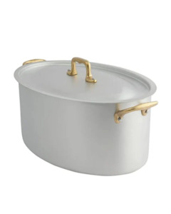 Kitchen: Ottinetti Oval Casserole Saucepan with Lid