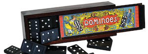 Traditional Dominoes in a Box