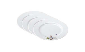 Peter Rabbit: Peter Rabbit Classic Porcelain Dessert Plates Set of 4