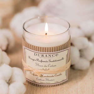 Durance Scented Candle - Cotton Flower