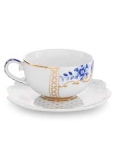 Homewares: Pip Studio Royal White Espresso Cup & Saucer