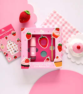 Baby And Child: No Nasties Strawberry Cupcake Natural Makeup Gift Set