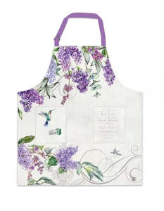 Michel Design Works French Lilacs Apron with Pockets