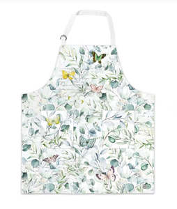 Kitchen: Michel Design Works Butterfly Fields Apron with Pockets