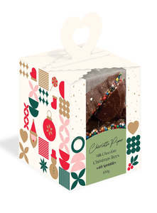 Charlotte Piper Christmas Dark Chocolate with Sprinkles Box