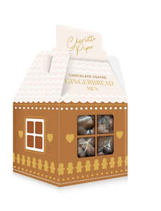 Charlotte Piper Chocolate Covered Gingerbread Men 100g