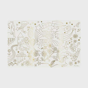 Kids Happy Icons Colouring Placemat - Meri Meri