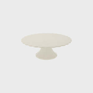 Small Bamboo Cream Cake Stand