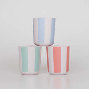 Meri Meri Stripe Reusable Bamboo Cup