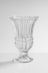 Deluxe Clear Cut Glass Table Vase